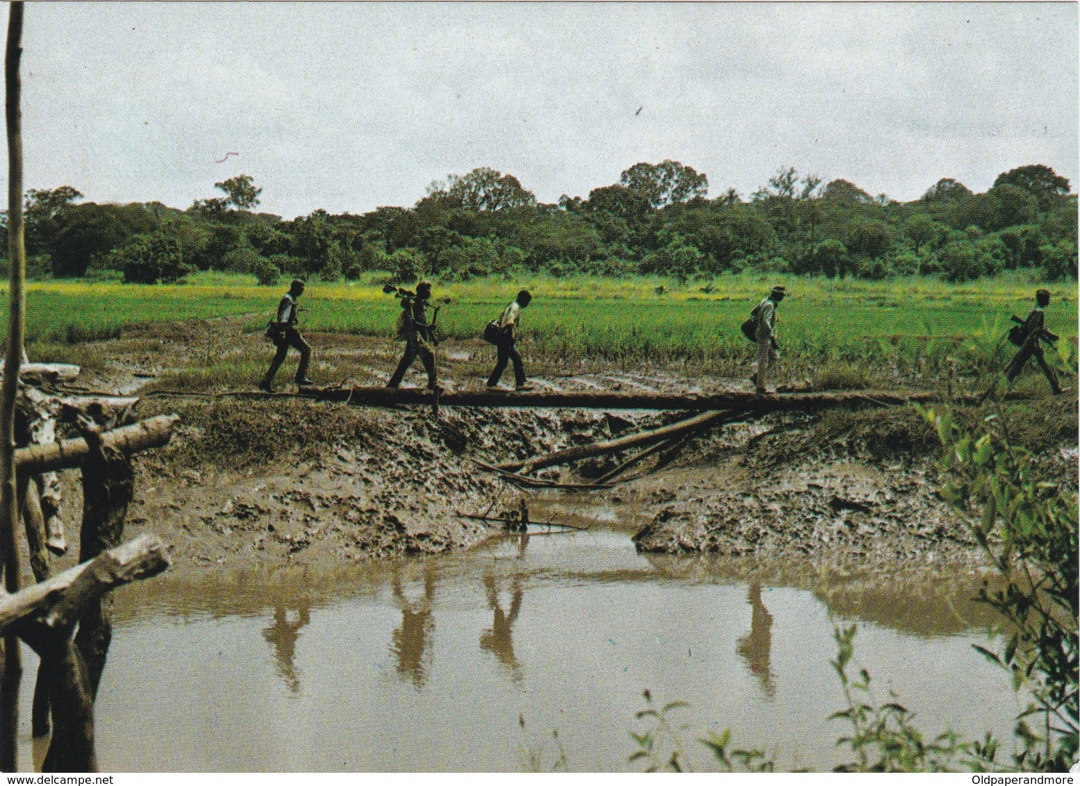 POSTCARD PORTUGAL - PORTUGUESE GUINEA - GUINÉ BISSAU - MILITAR - COLONIAL WAR - Guinea-Bissau