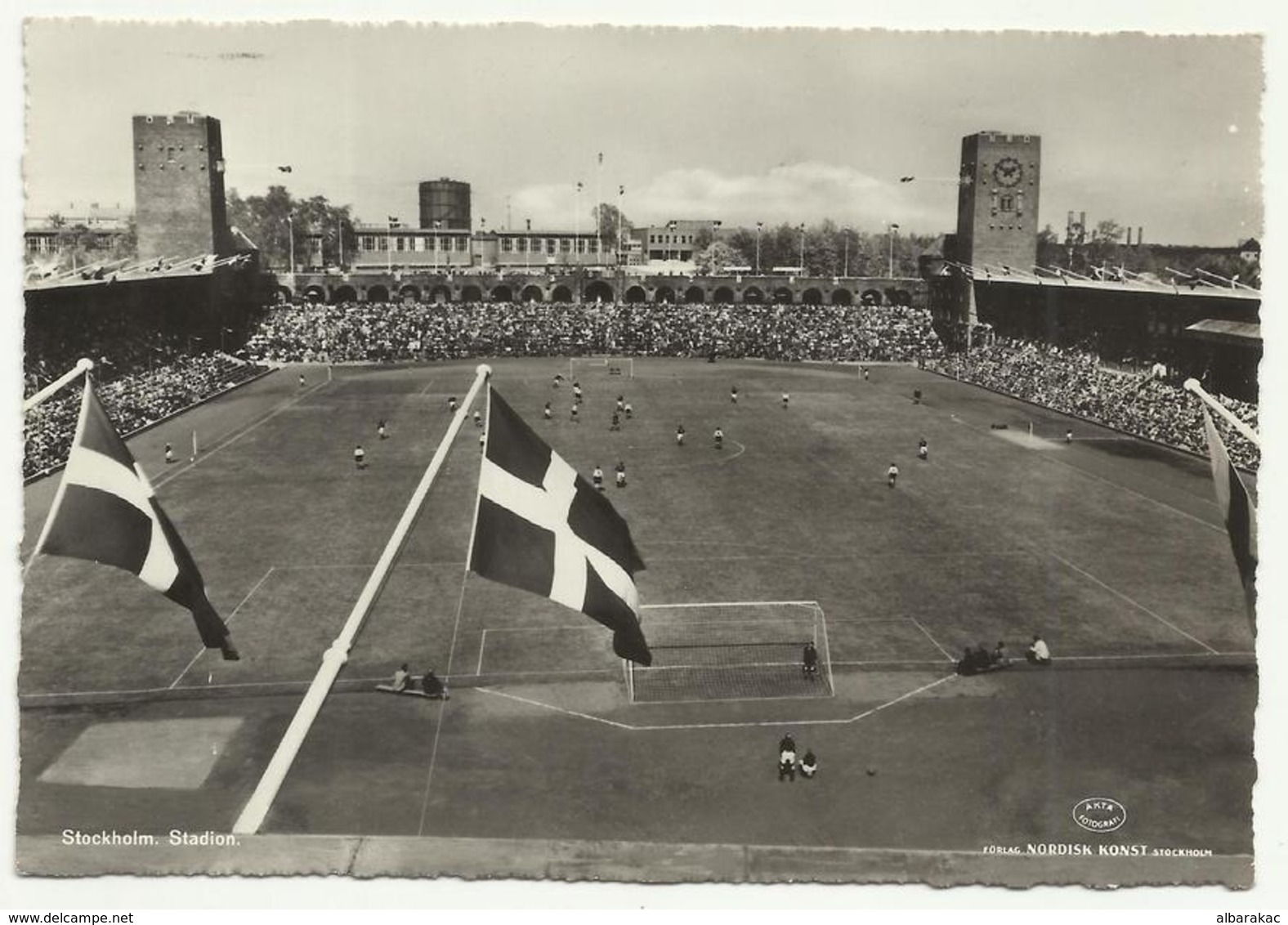 Sweden Stockholm Stadion -  Football Stadium In Match Time Games , Soccer - Calcio