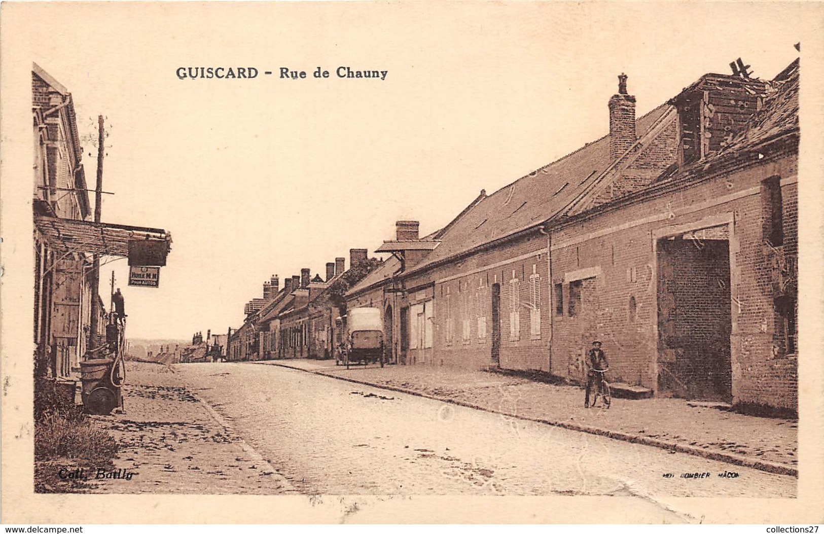 60-GUISCARD- RUE DE CHAUNY - Guiscard