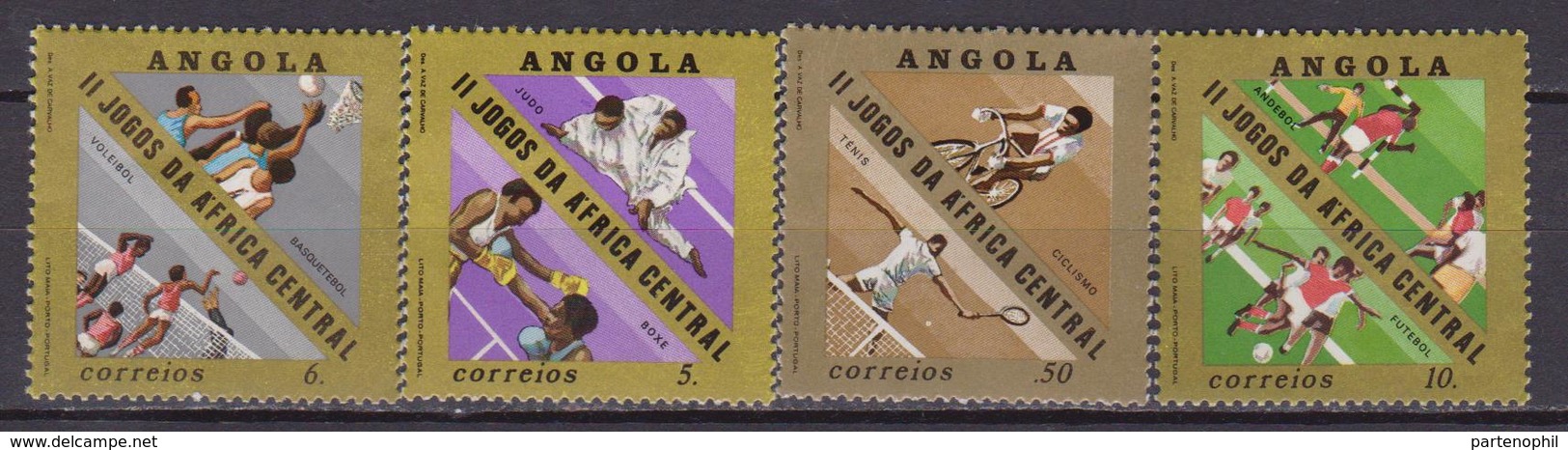 Angola 1981 Sports Set MNH - Pallacanestro