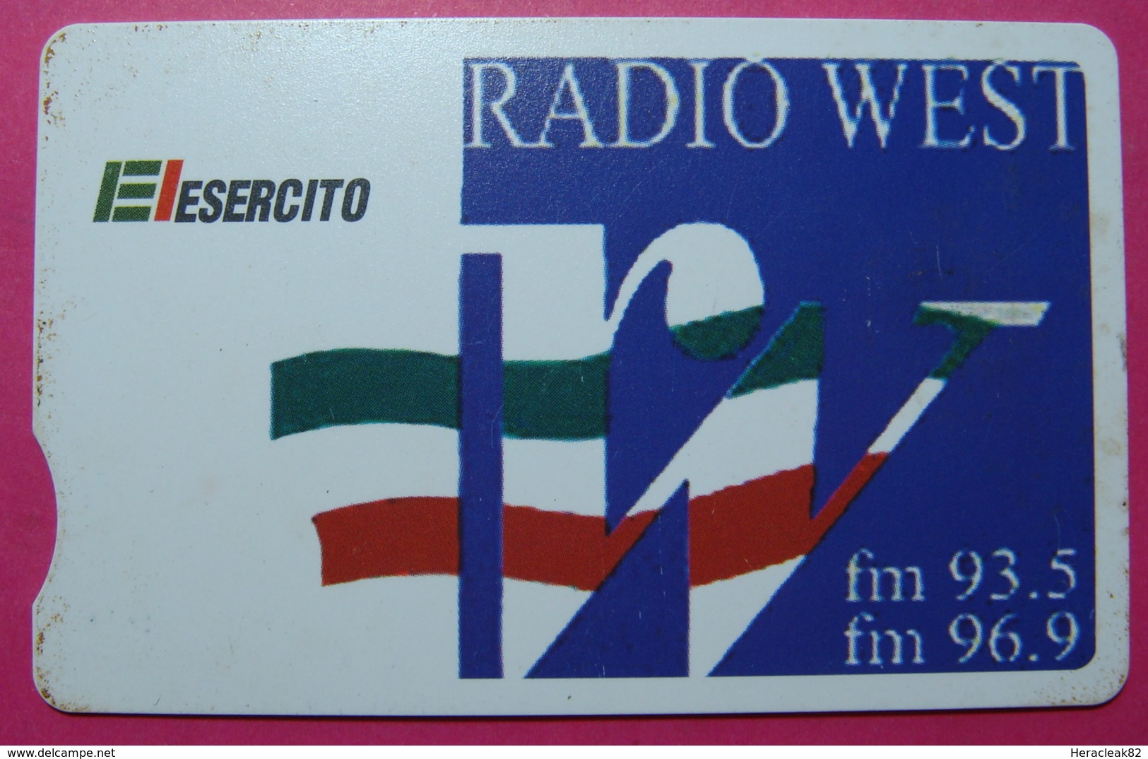 Serie 00097-45, Italian Army In Kosovo Chip Phone CARD 10 Euro Used Operator TELECOM ITALIA *RADIO WEST* - Kosovo