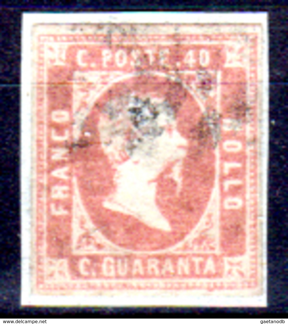 Sardegna-111 - Emissione 1851: Sassone N. 3 (o) Used - Difetto. - Sardinia