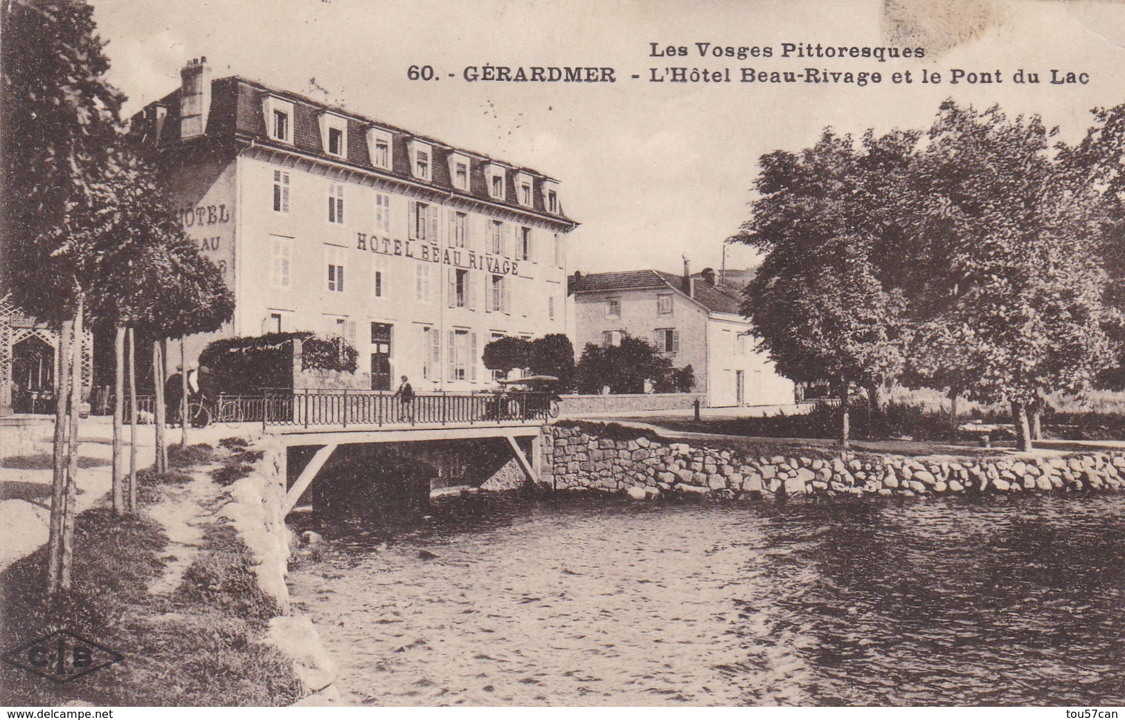 GERARDMER - VOSGES - (88)  - CPA - BEL AFFRANCHISSEMENT POSTAL. - Saint Die