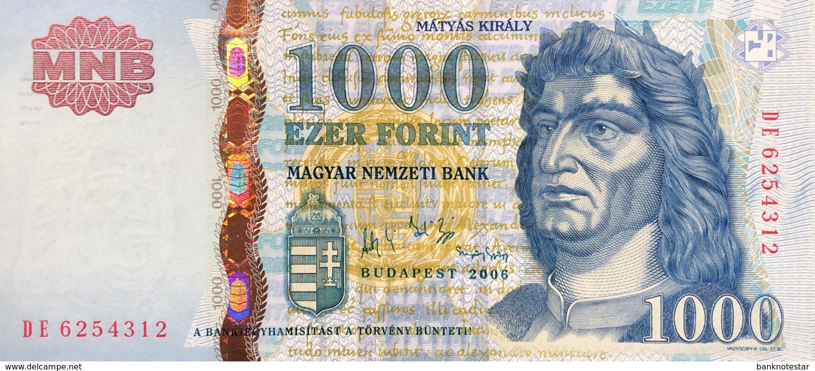 Hungary 1.00 Fiorint, P-195b (2006) - UNC - Ungarn