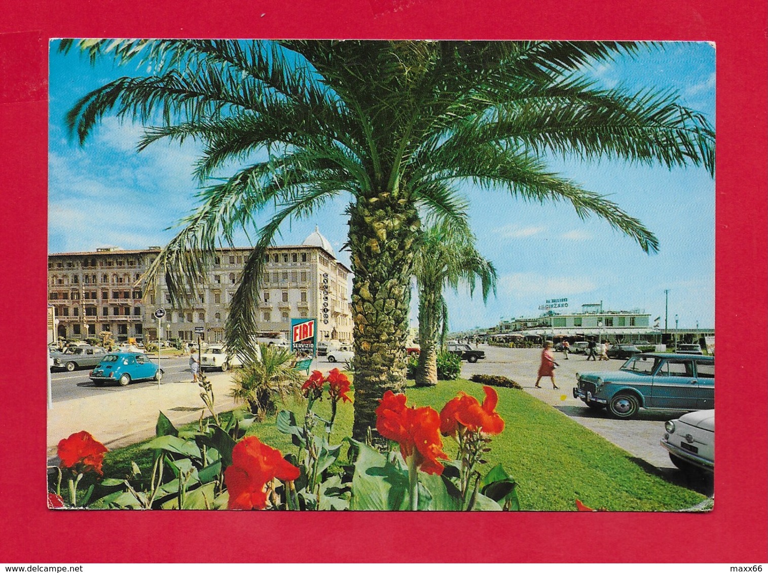 CARTOLINA VG ITALIA - VIAREGGIO (LU) - Hotel Excelsior E Viali - 10 X 15 - ANN. 1976 - Viareggio