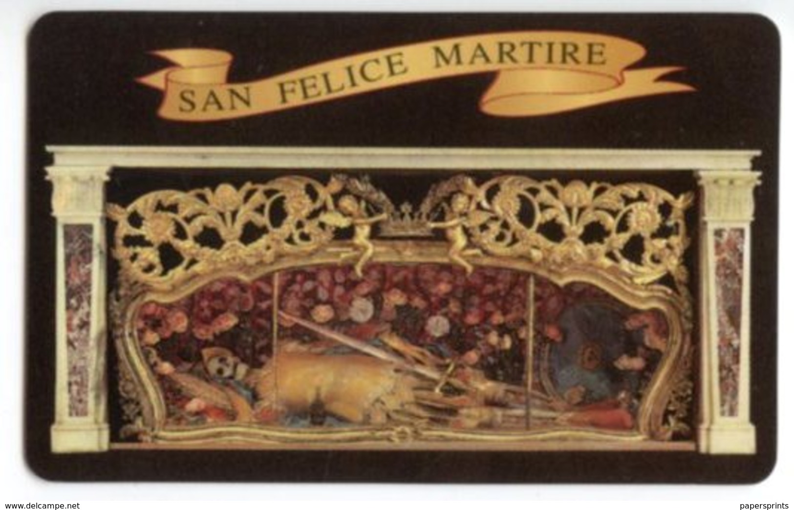 Santo Stefano Di Magra - Santino Plastificato SAN FELICE MARTIRE, Parrocchia Santo Stefano Protomartire - OTTIMO R12 - Religione & Esoterismo