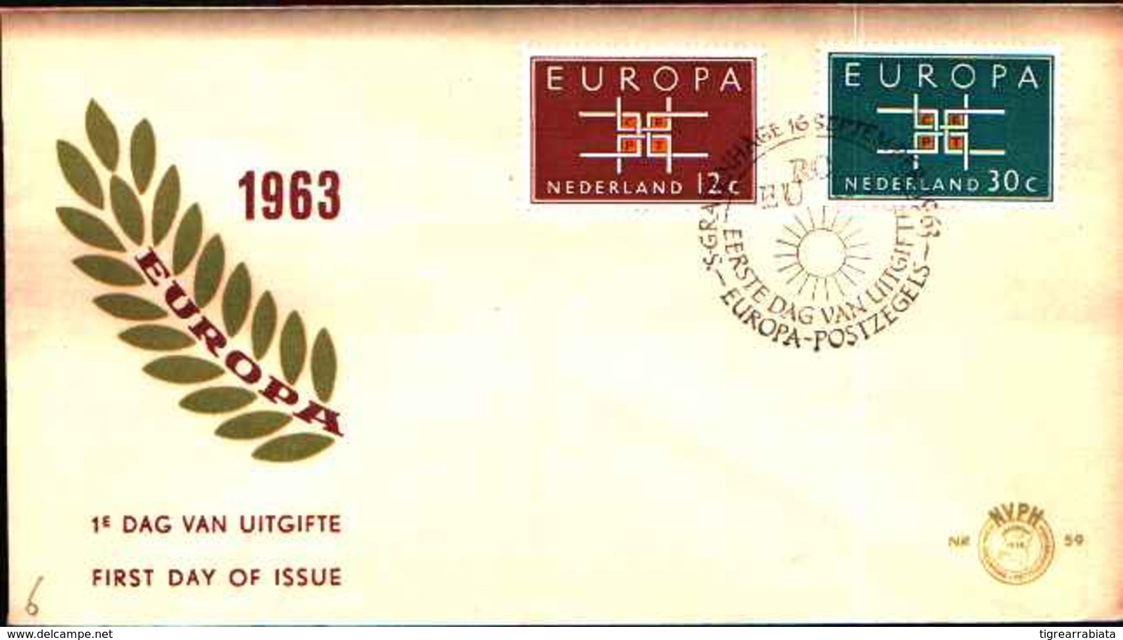 12349a)F.D.C.EUROPA CEPT   Nederland-  - 1963 - FDC