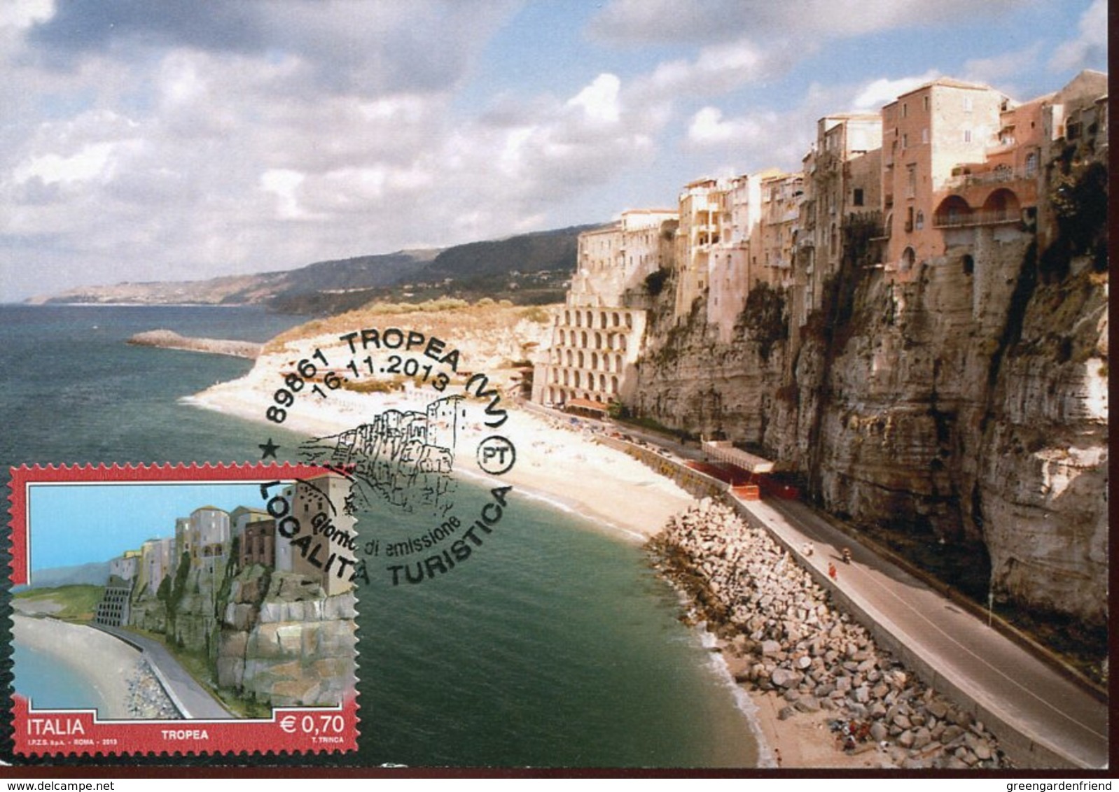 46439 Italia,maximum 2013 Panorama Of Tropea - Cartoline Maximum
