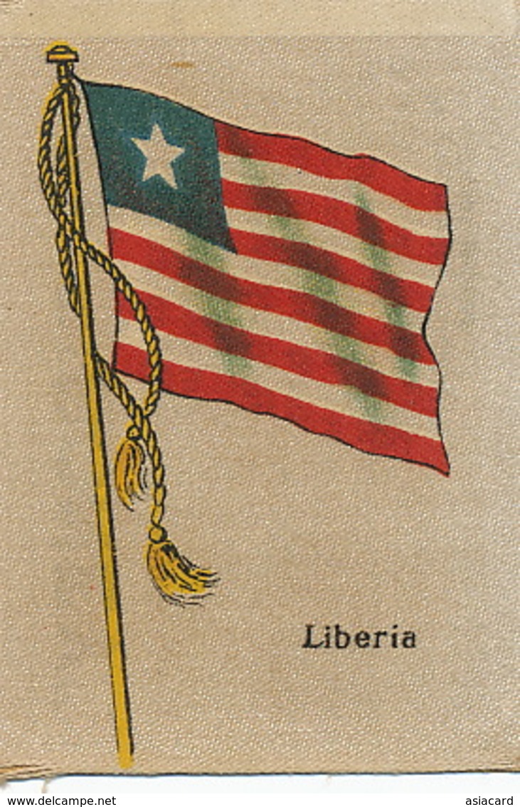 Silk Flag Of Liberia . Drapeau En Soie - Liberia