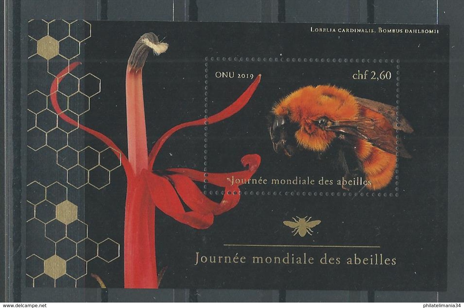 NU 2019 - Bureau De Genève - Journée Mondiale Des Abeilles - Neufs