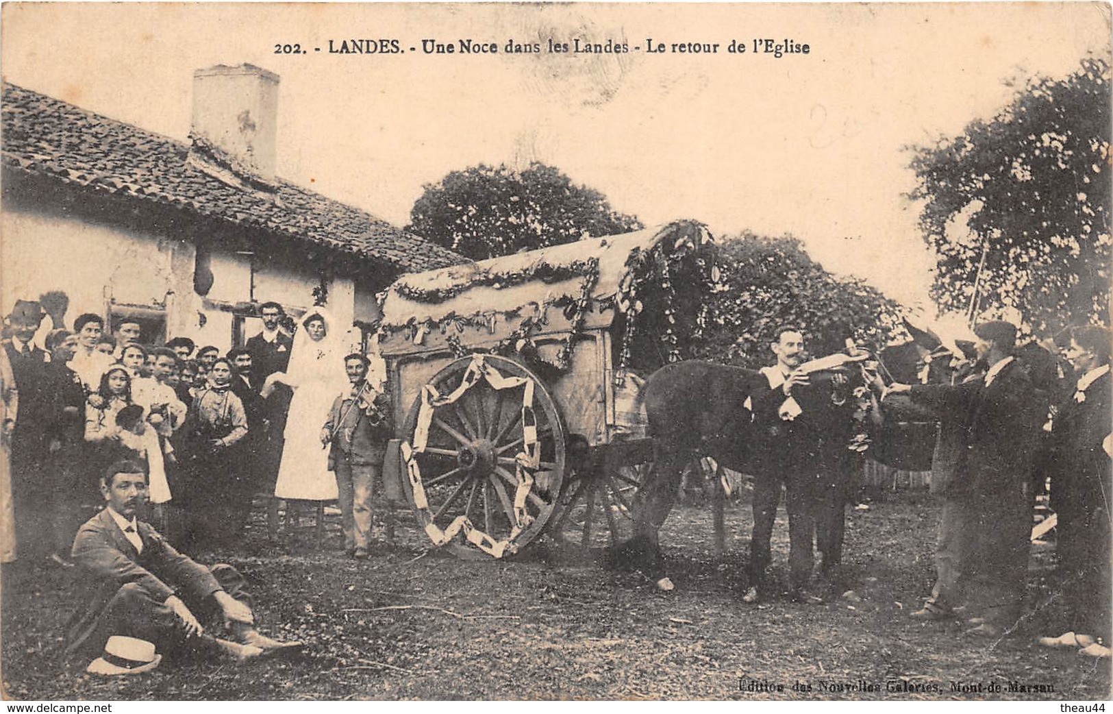 ¤¤   -    LANDES   -   Une Noce Dans Les Landes  -  Le Retour De L'Eglise    -   ¤¤ - Other & Unclassified