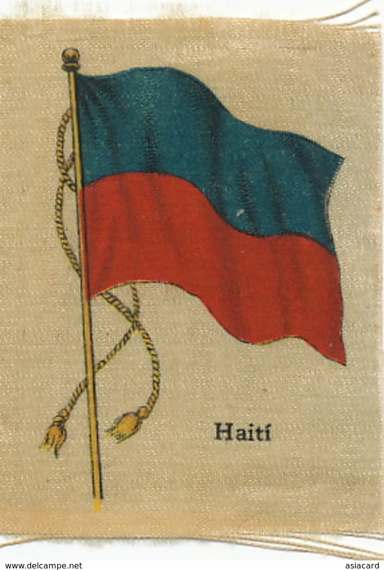 Silk Flag Of Haiti   Drapeau En Soie - Haïti