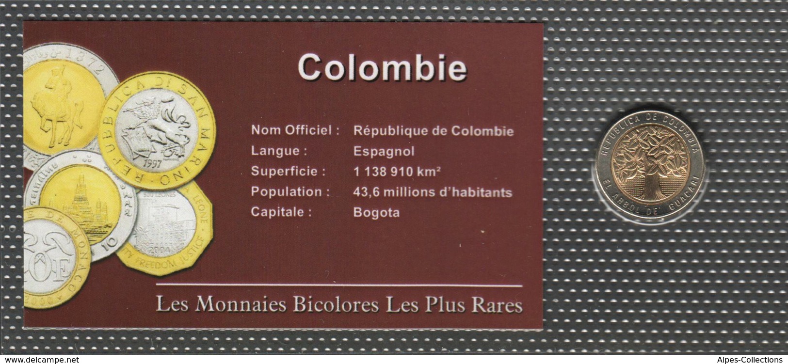 COL286 - COLOMBIE - MONNAIES BICOLORES LES PLUS RARES - 500 Pesos - 2006 - Colombia