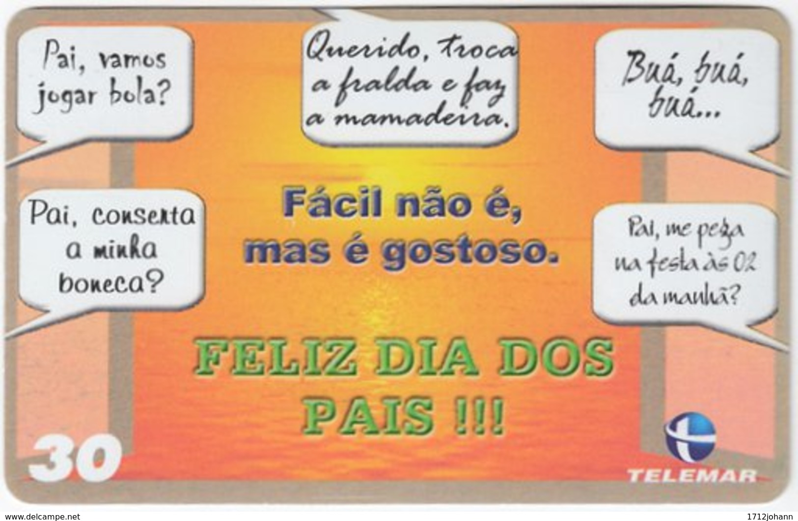 BRASIL I-755 Magnetic Telemar - Used - Brazil