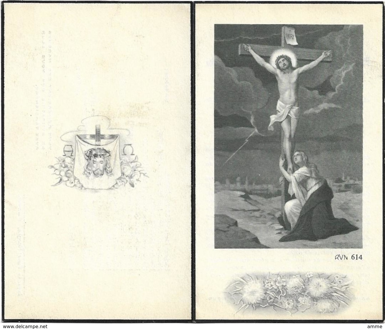 Doodsprentje  *  (Bourgmestre) De Simpel Pierre-Jacques (° Warneton 1883 / + 1959) X Sibille Marie - Religion & Esotérisme