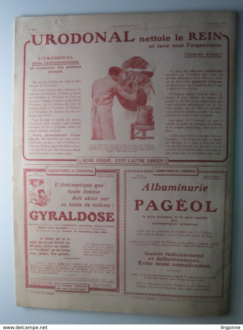 L'Illustration N°3784 11 Septembre 1915 Mort De Charles Pégoud/La Bataille De La Marne/Victor-Emmanuel Et Joffre En Ital - L'Illustration