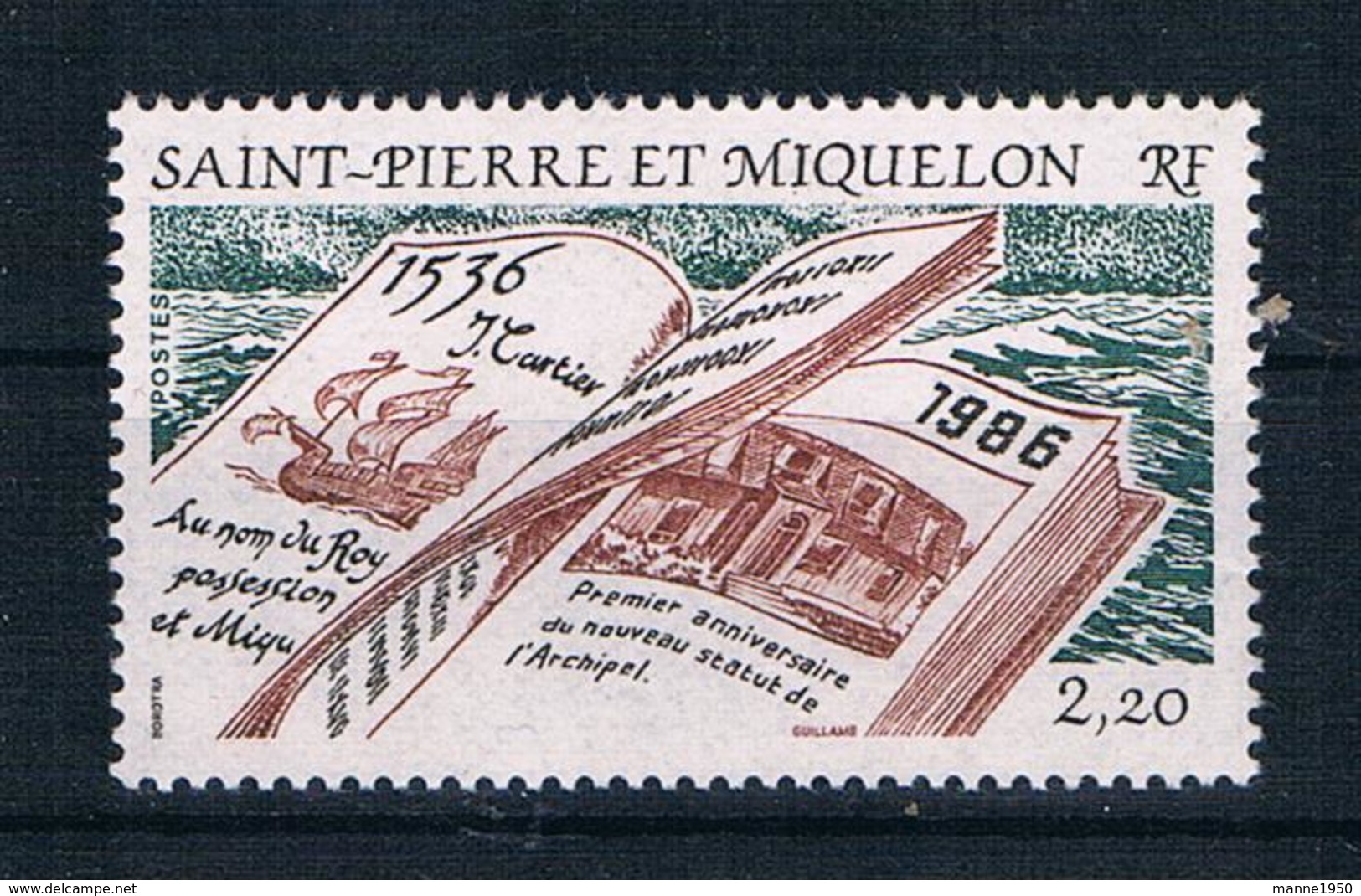 St Pierre Und Miquelon 1986 Buch Mi.Nr. 538 ** - Ungebraucht