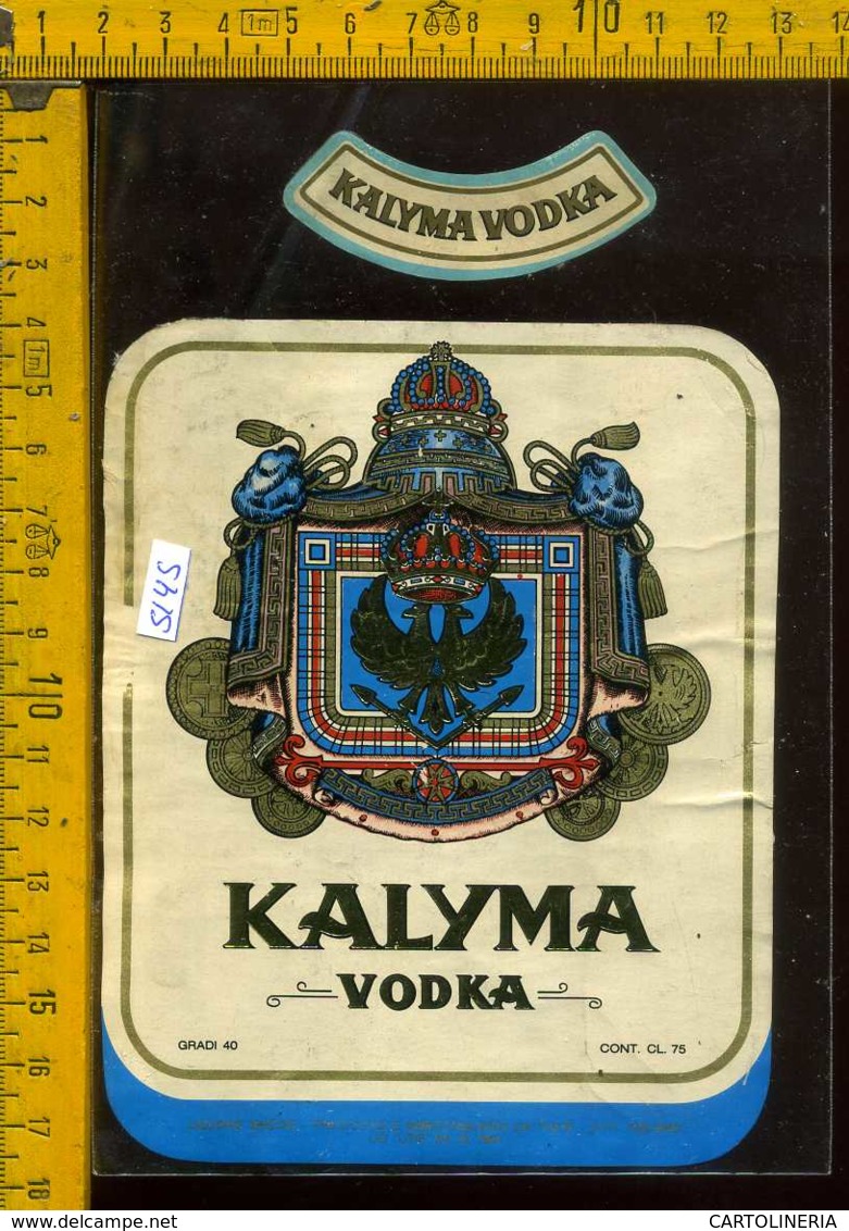 Etichetta Vino Liquore Kalyma Vodka - Fulie SRL MI - Altri & Non Classificati