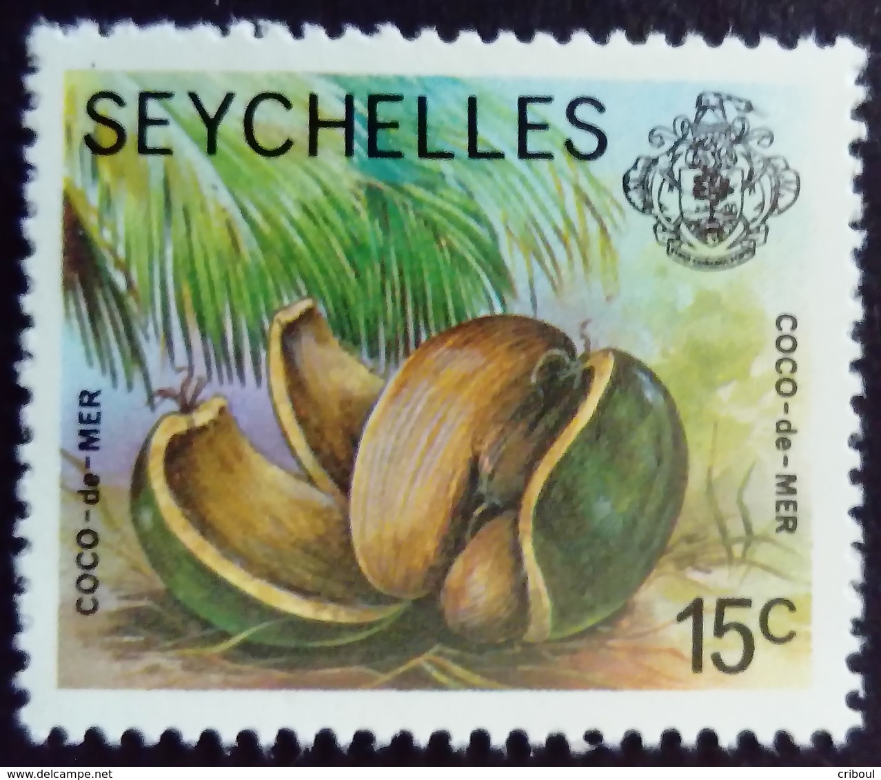 Seychelles 1977 Plante Coco Yvert 374 ** MNH - Seychelles (1976-...)