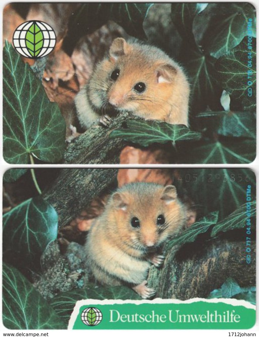 GERMANY O-Serie B-081 - Animal, Dormouse - 2 Pieces - MINT - O-Series: Kundenserie Vom Sammlerservice Ausgeschlossen