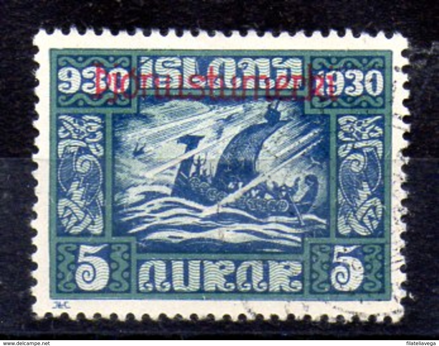 Sello De Islandia Servicio N ºYvert 45 (o)  Valor Catálogo 25.0€ - Dienstmarken