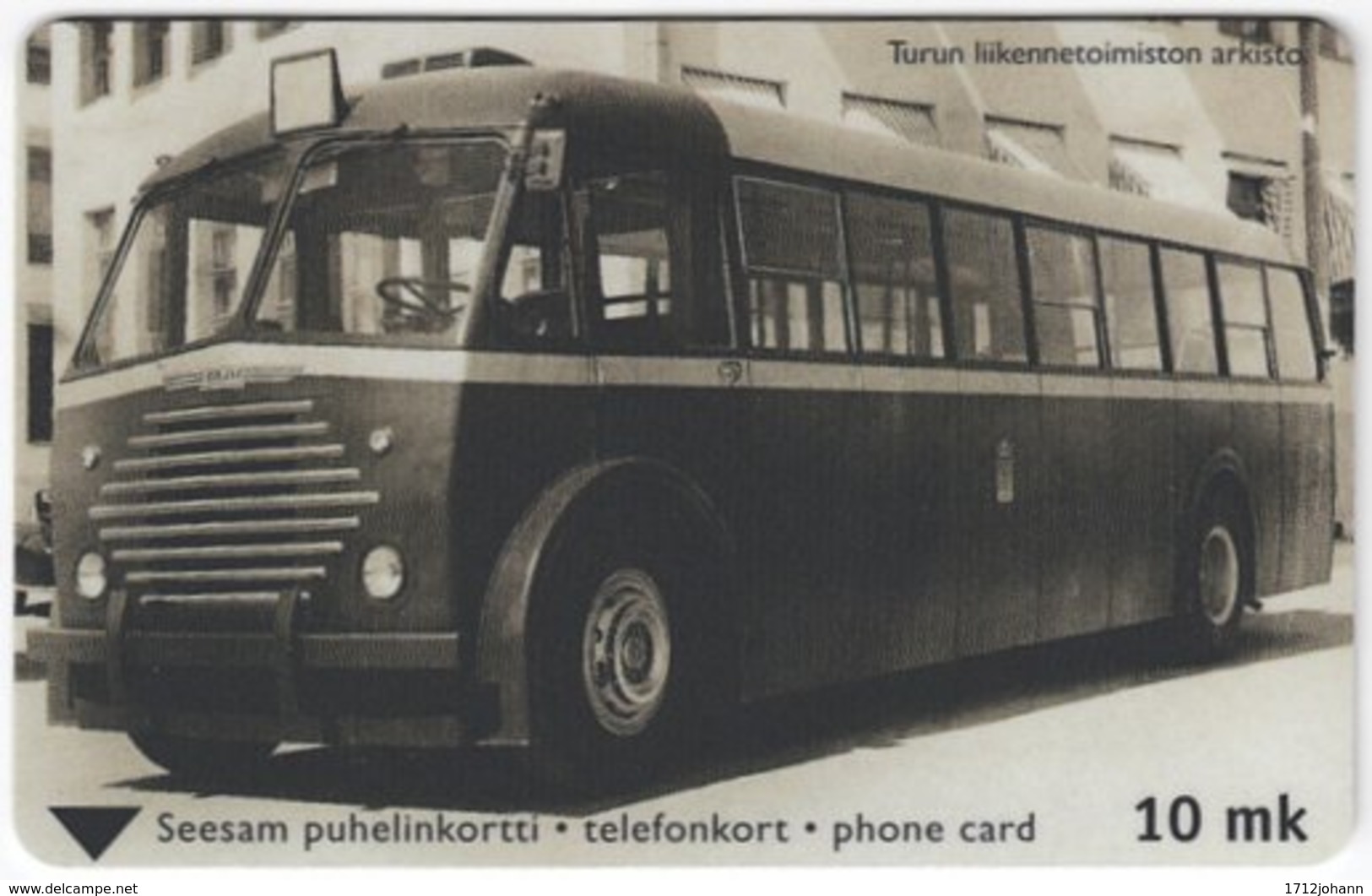 FINLAND A-679 Magnetic Finnet - Traffic, Historic Bus - Used - Finland