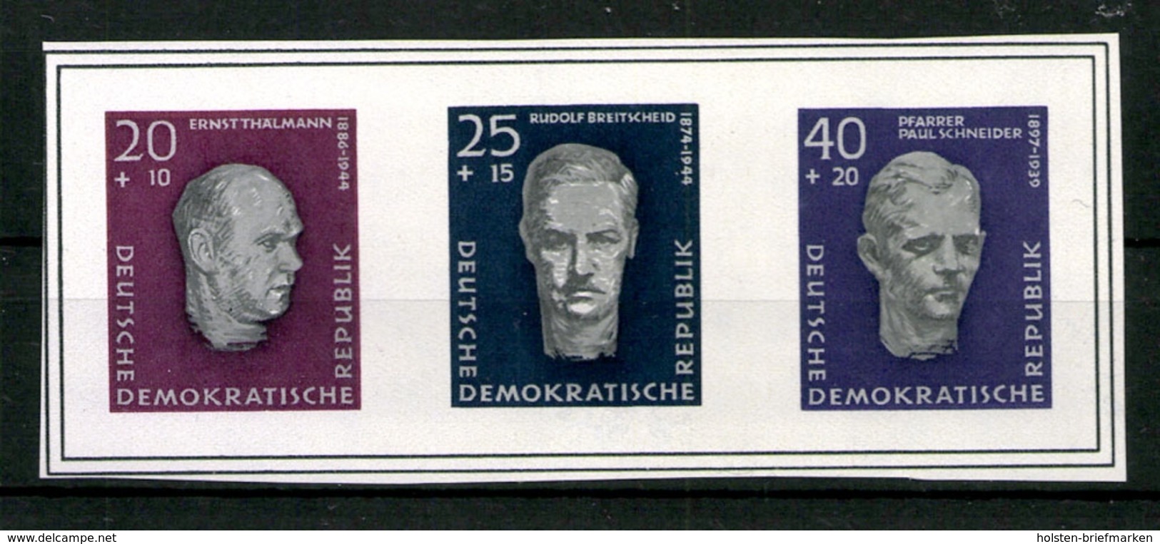 DDR, MiNr. 606-608 B, Postfrisch / MNH - Neufs