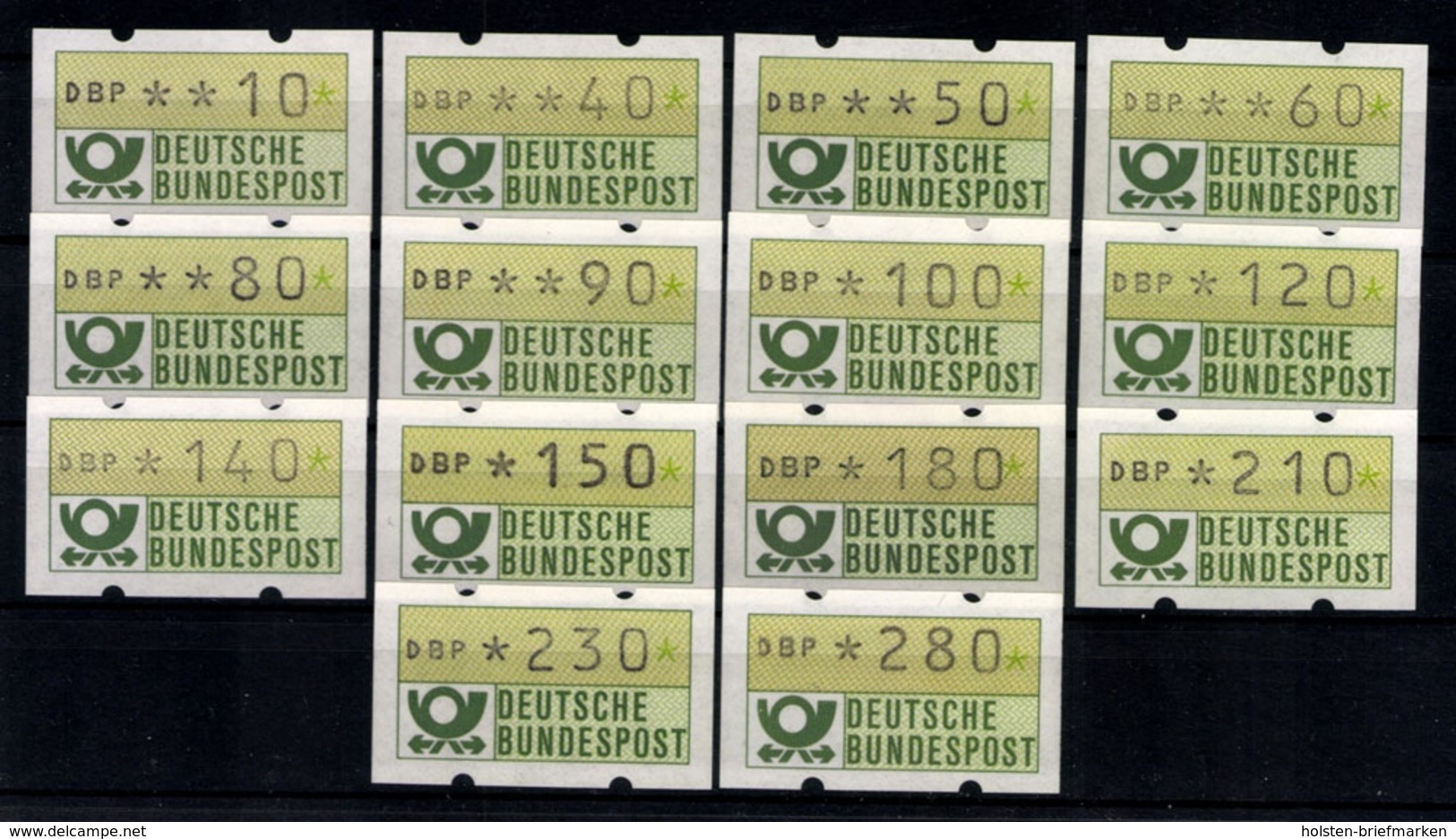 Deutschland Automaten, Michel Nr. 1, 1. Tastensatz O. Zn, Postfrisch - Automatenmarken [ATM]