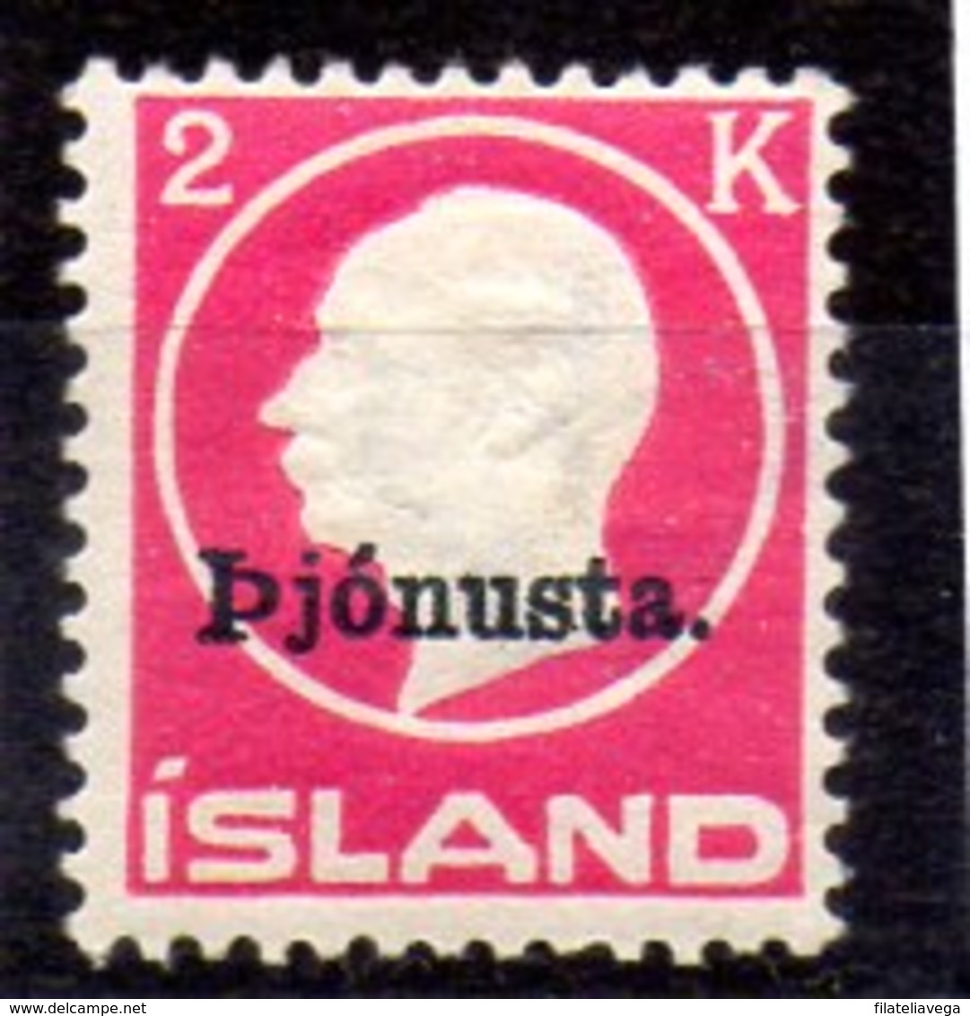 Sello De Islandia Servicio N ºYvert 42 **  Valor Catálogo 66.0€ - Oficiales