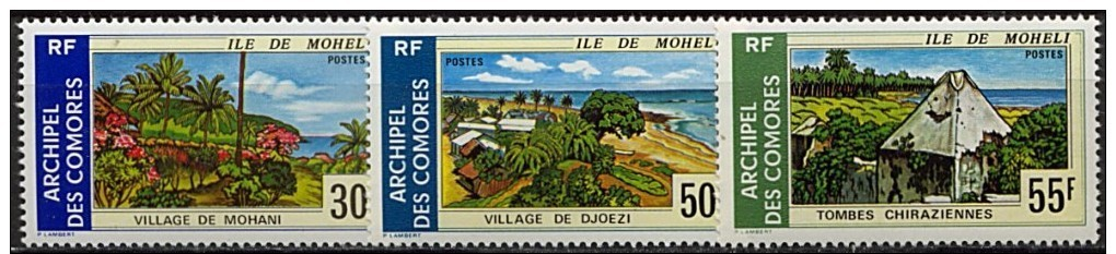 Comores, N° 101 à N° 103** Y Et T - Unused Stamps