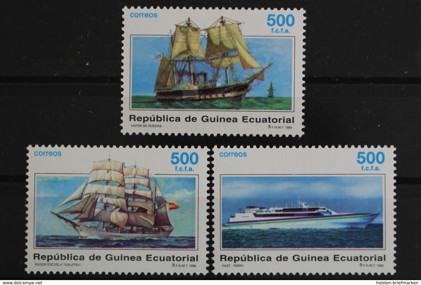 Äquatorialguinea, Schiffe, MiNr. 1826-1828, Postfrisch / MNH - Guinée Equatoriale