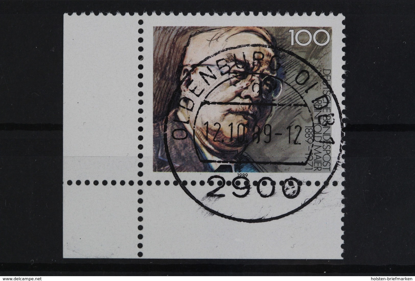 Deutschland (BRD), MiNr. 1440, Ecke Li. Unten, Zentrischer Stempel - Gebraucht