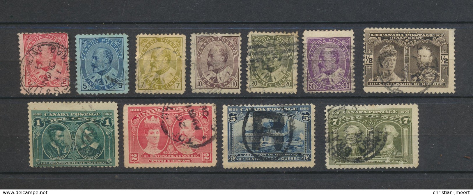 Collection CANADA - Early To 1940 - High-Value - Not Thinned - Not Damaged - 108 V.- Free Registred Mail - Collections