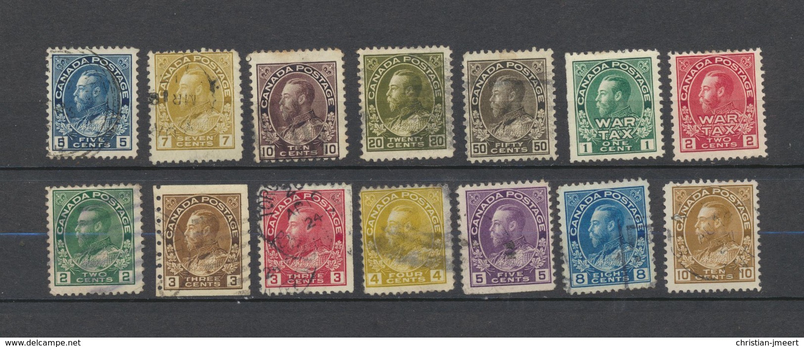 Collection CANADA - Early To 1940 - High-Value - Not Thinned - Not Damaged - 108 V.- Free Registred Mail - Collections