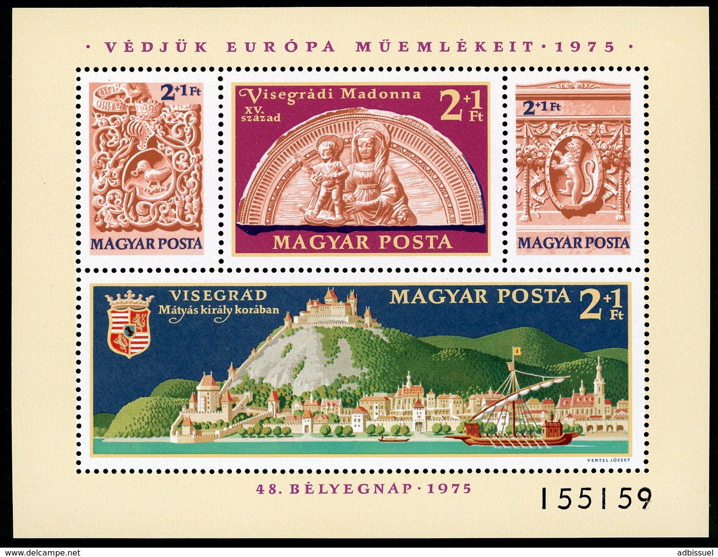 1975 Hungary / Magyar / Hongrie. Block BF N° 121 / ** MNH / Catalog Price (cote) 15 € - Blokken & Velletjes