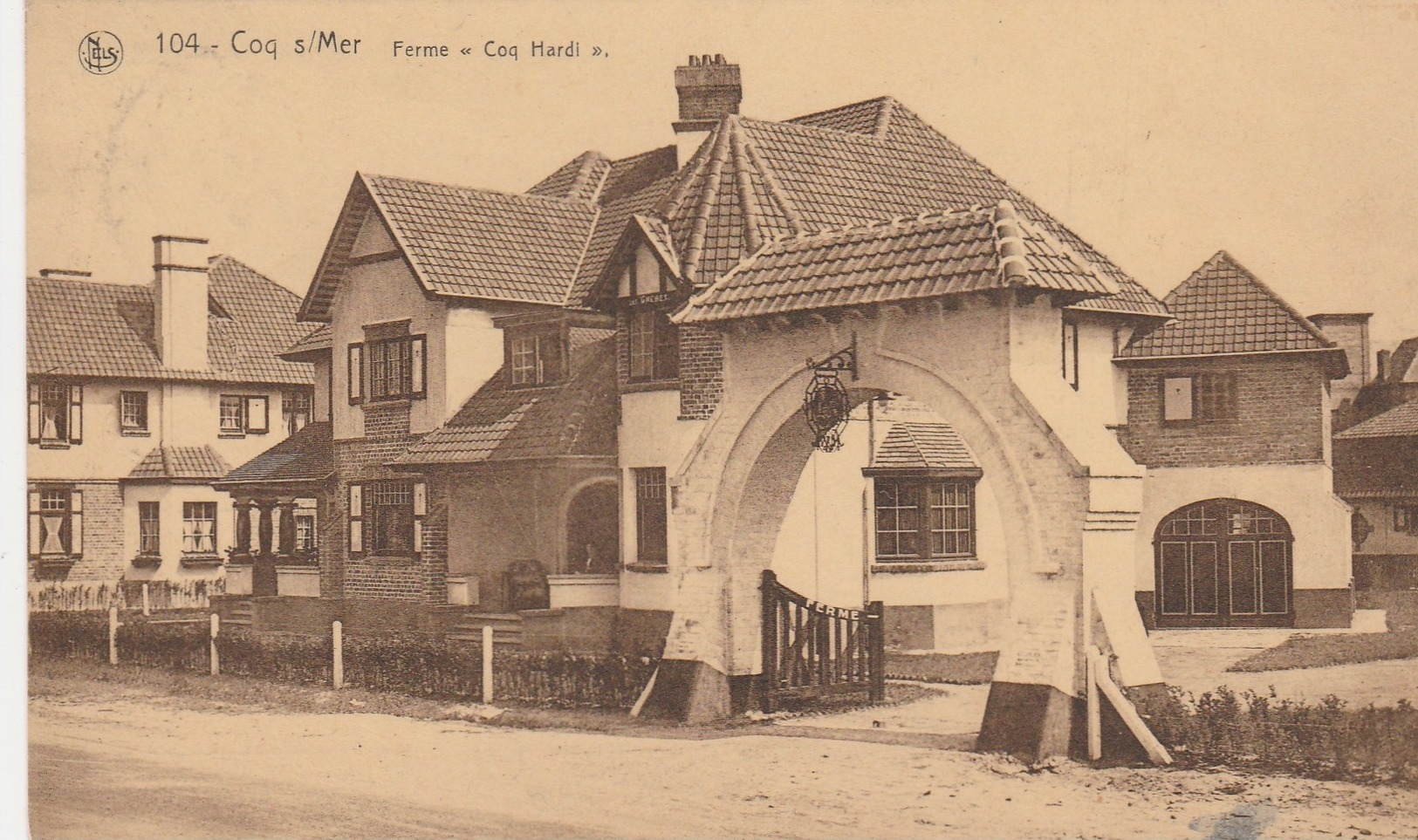 DE  HAAN ,Coq Sur Mer  ; Ferme " Coq Hardi "  ,n° 104 - De Haan