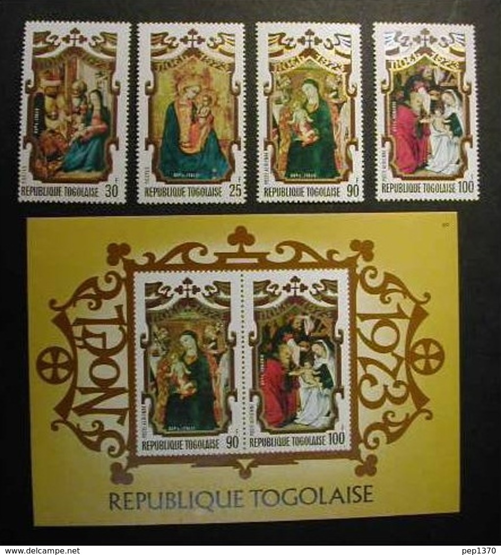 TOGO  1973 - NAVIDAD - CHRISTMAS - NOEL - Yvert  Nº 793/94  A211/212 + BLOCK Nº 73 - Togo (1960-...)