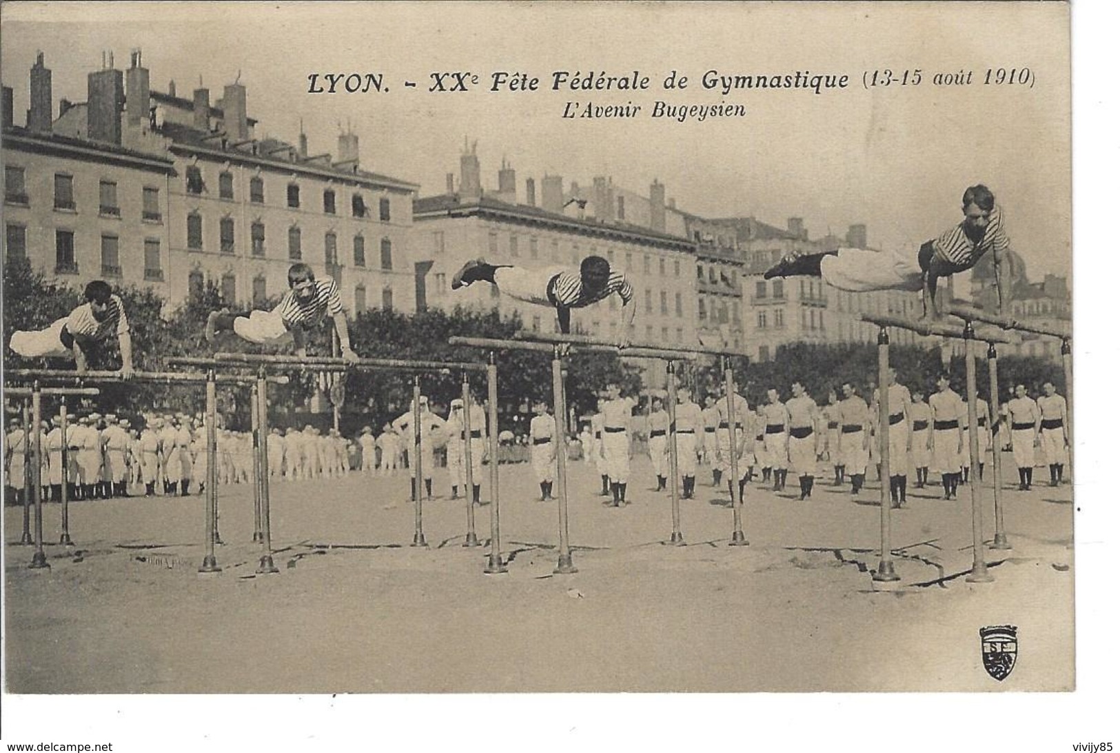 69 - LYON - T.Belle Vue Animée De La XXè Fête Fédérale De Gymnastique 1910 - L' Avenir Bugeysien - Autres & Non Classés