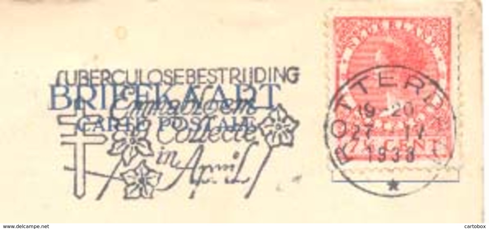 NV Stoomvaart Mij. "Nederland" Amsterdam Briefkaart (scheepvaart  Maritiem) (vanaf S.S. J. De Witt Anno 1938)   4 X Scan - Passagiersschepen