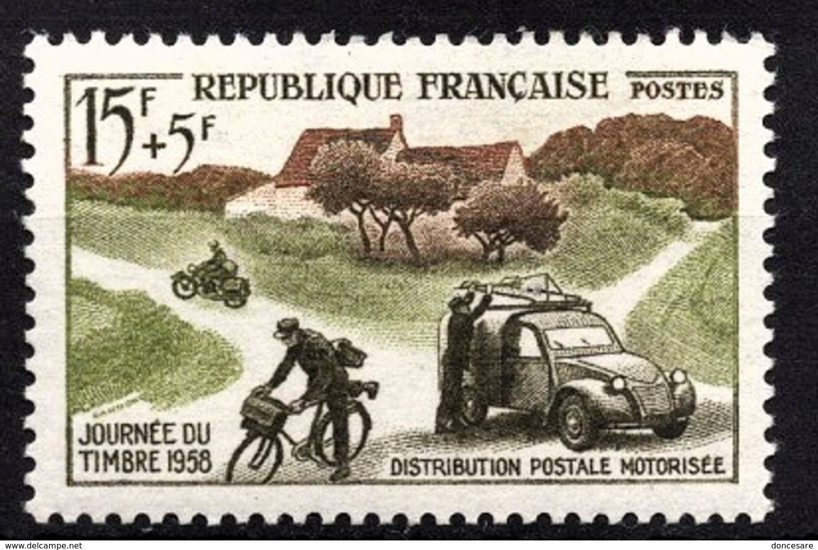 FRANCE 1958 - Y.T. N° 1151  - NEUF** /4 - Unused Stamps