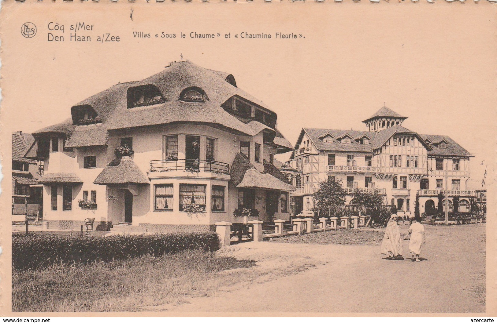 DE  HAAN , Coq Sur Mer ; Villas " Sous Le Chaume" Et " Chaumine Fleurie " - De Haan