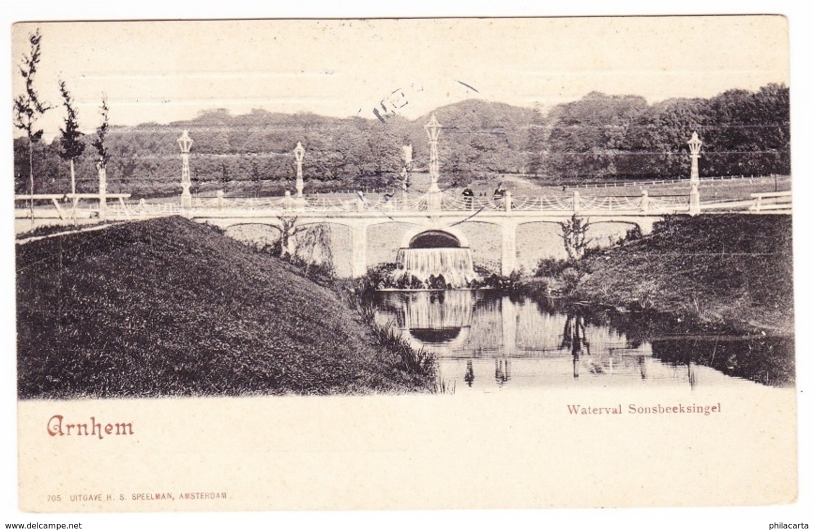 Arnhem - Waterval Sonsbeeksingel - 1909 - Arnhem