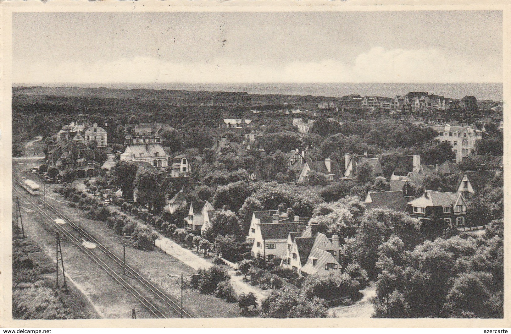 De Haan , Coq Sur Mer  , Vue Prise Du Chateau D'eau , ( TRAM électrique ) - De Haan