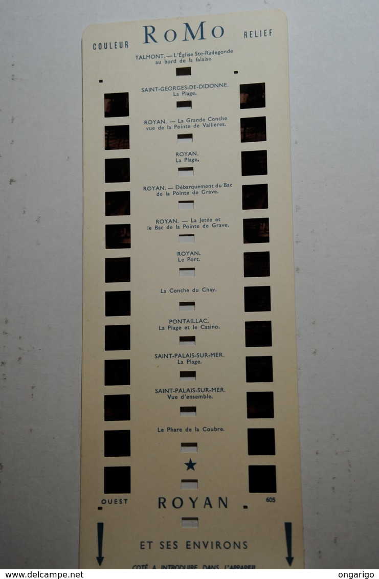 ROMO :      605   ROYAN ET SES ENVIRONS - Visionneuses Stéréoscopiques