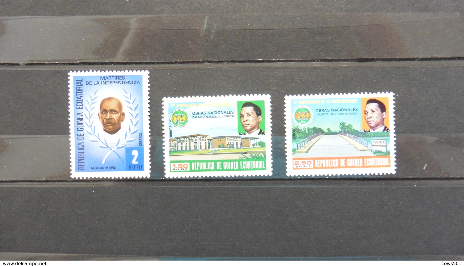 Afrique > Guinée Equatoriale : 3 Timbres Neufs - Guinea Ecuatorial