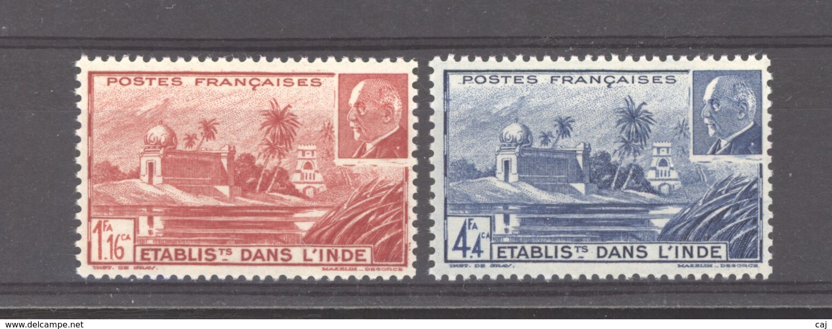 Inde   :  Yv 126-27  ** - Unused Stamps