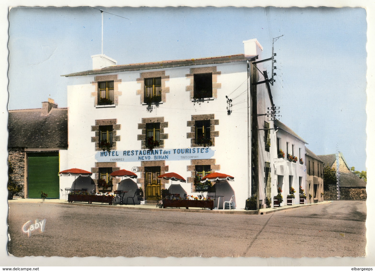 Hôtel Des Touristes - Mme Nevo Bihan .... Année 1963 - Saint-Gilles-Vieux-Marché