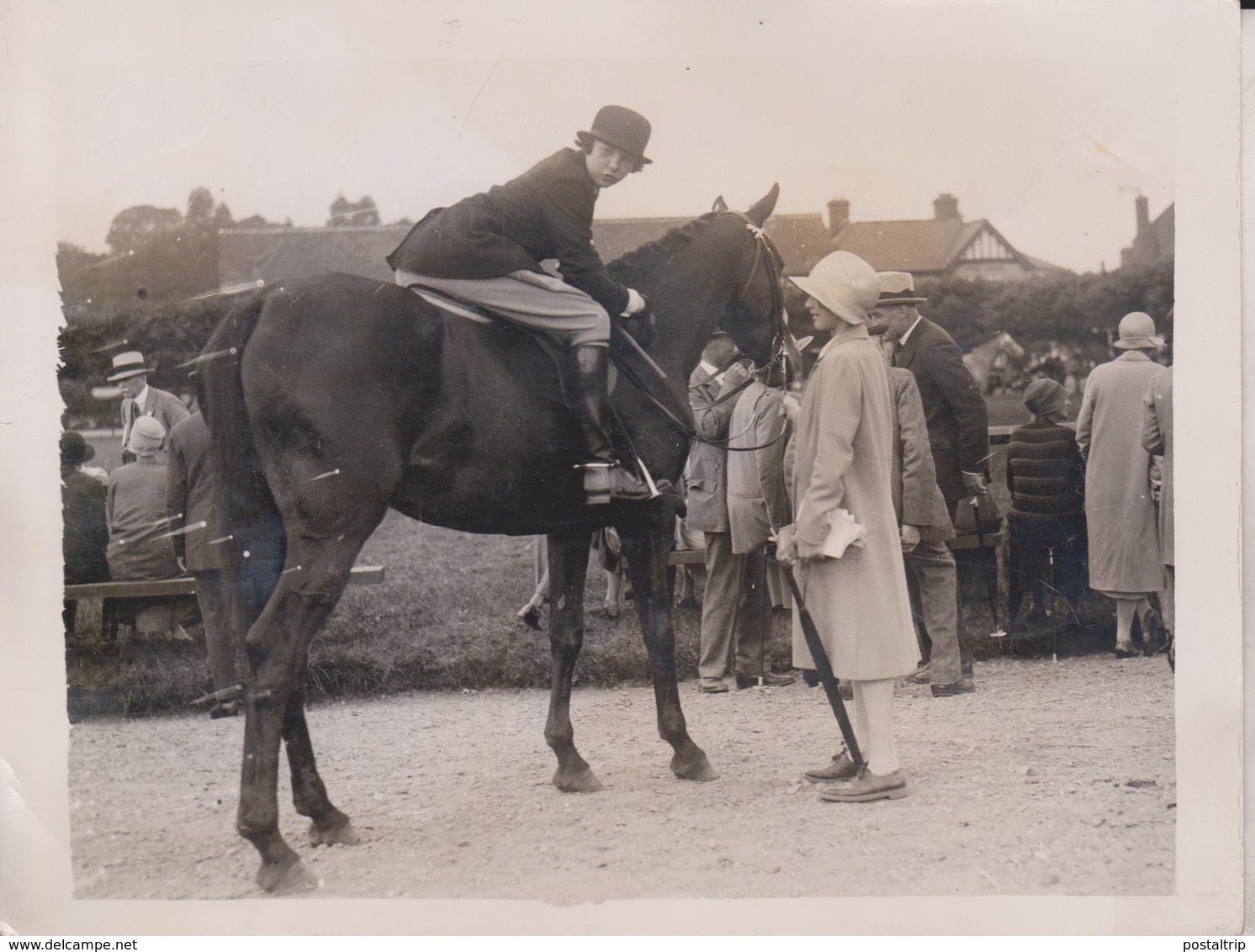 Dublin Horse Show At Ballsbridge GOOD FELLA    +- 20*15CM Fonds Victor FORBIN (1864-1947) - Deportes