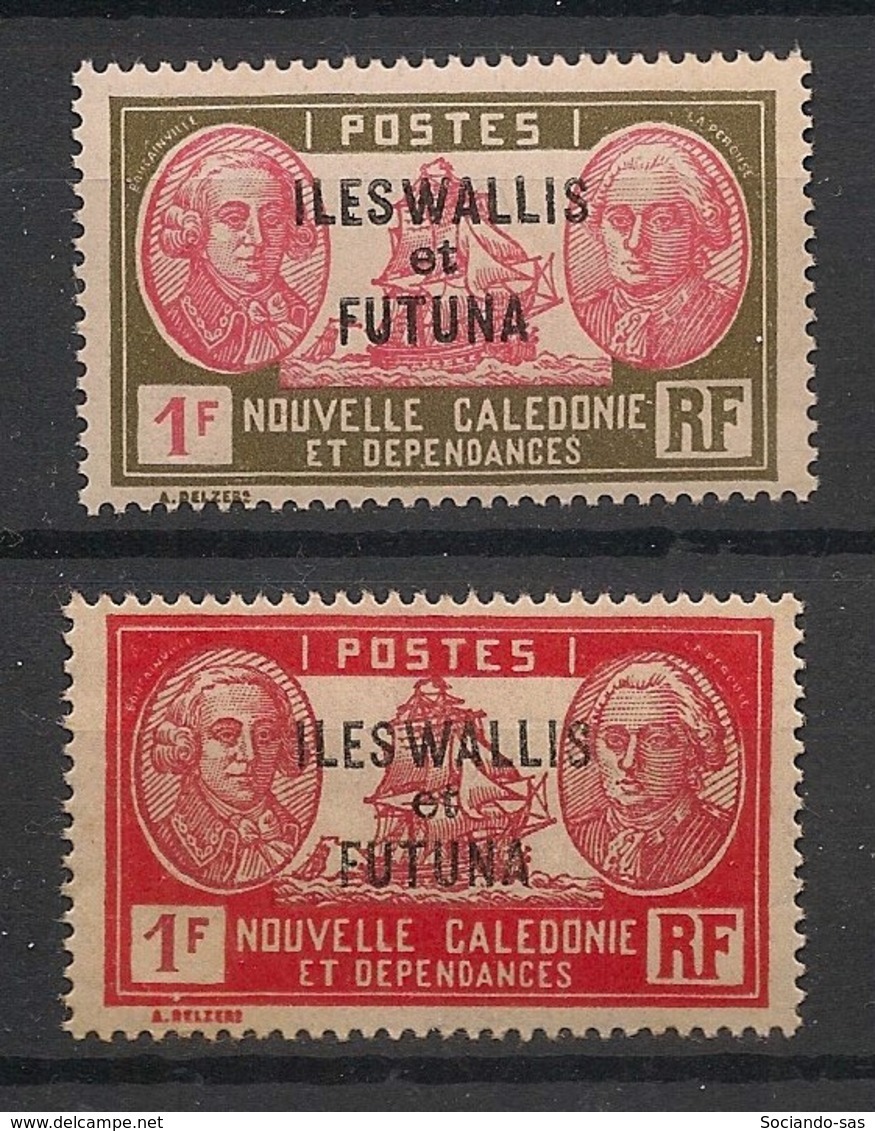 Wallis Et Futuna - 1930-38 - N°Yv. 58 Et 58A - Bougainville - 2 Valeurs - Neuf Luxe ** / MNH / Postfrisch - Neufs