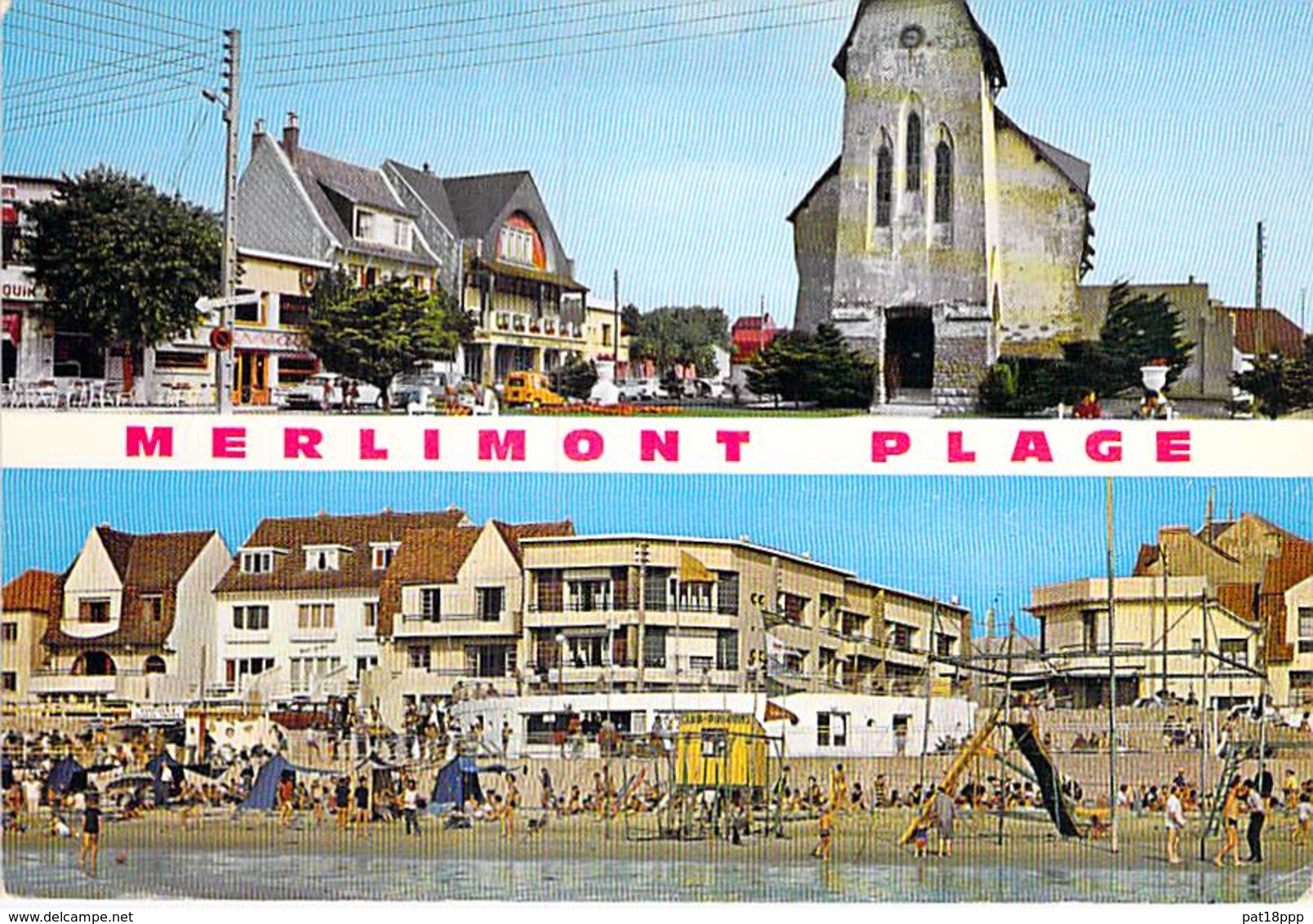 ** Lot De 6 Cartes ** 62 - MERLIMONT PLAGE :  -     CPM CPSM Grand Format - Pas De Calais - Autres & Non Classés